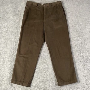 Brooks Brothers 346 Pants Mens 36x30 Brown Straight Preppy Old Money (Tag 38) - Picture 1 of 7
