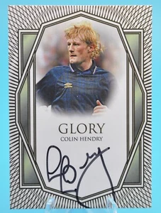 2023 Futera Colin Hendry Glory On Card Auto /9 Scotland Rare! #GLA04 - Picture 1 of 2