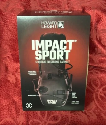 HOWARD LEIGHT Impact Sport Amplificación de Sonido Orejera de Disparo Electrónico, Verde Azulado Foto 1 de 4