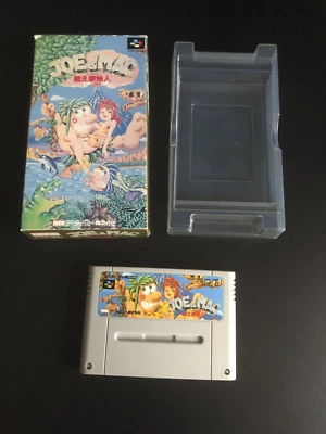 Joe & Mac Nintendo SNES Super Famicom Genuine Japanese Boxed Game - Image 1 of 4