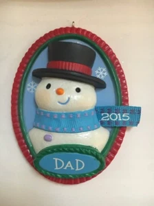 Gotta Love Dad 2015 Christmas Hallmark Keepsake Ornament New In Box - Imagen 1 de 5