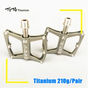 TITO 210g Ultralight Titanium MTB Rennrad Pedale Fahrradpedale Sealed Bearing - Bild 1 von 12