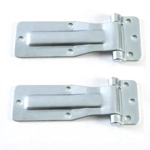 2 x Heavy Duty Door Hinge Zinc PlatedLocker Gate Shed Truck Coach Lorry Horsebox - Picture 1 of 2