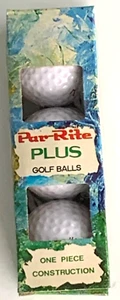 VINTAGE!!!  PAR RITE PLUS 1 STÜCK GOLFBÄLLE FULL SLEEVE GENIAL!!!!  C5 - Bild 1 von 4