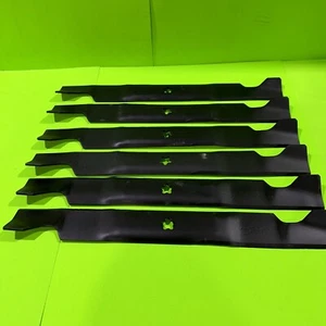 46" MOWER DECK BLADES 405380 532405380 SET OF 6 - Picture 1 of 12