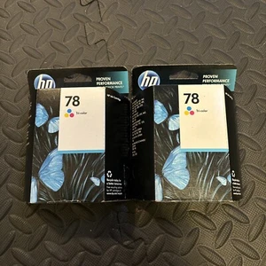 2 pz nuove cartucce d'inchiostro tricolore originali HP 78 sigillate 7/16 - Foto 1 di 2