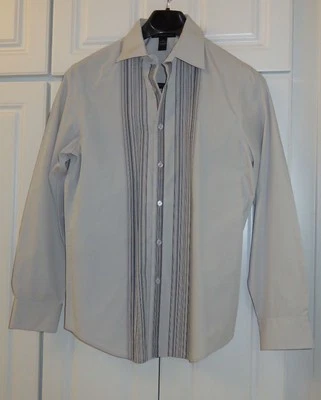 INC International Concepts Para hombres Manga Larga Vestido-Camisa Casual Algodón Talla Mediana Foto 1 de 4