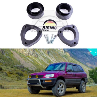 Lift Kit for Toyota RAV4 gen1 1994 - 2000 1.6" 40mm Leveling strut spacers - Imagem 1 de 4