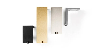 Pie de Mueble Anguloso Gabinete Aluminio Pata Fonda Base de Pie Altura Regulable - Imagen 1 de 4