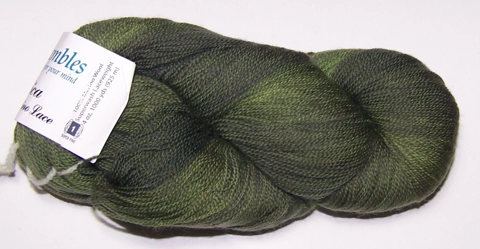1000 yard Skein of Ivy Brambles ROMANTICA LACE Superwash Merino Wool Yarn #110 - Image 1 of 1