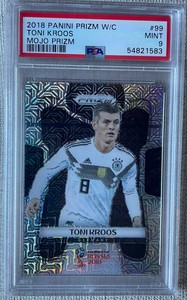PSA 9 2018 Panini Prizm World Cup Mojo Prizm Toni Kroos #99 Germany Real Madrid