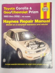 Haynes Toyota Corolla & Geo Chevrolet Prizm Repair Manual 1993 thru 2002 # 92036 - Bild 1 von 7