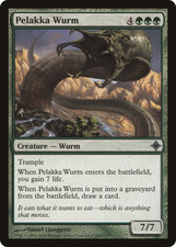 PELAKKA WURM ~mtg NM Rise of Eldrazi Unc x1