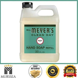 Mrs. Meyer's Clean Day Liquid Hand Soap Refill, Cruelty Free Basil Scent , 33 Oz - Picture 1 of 1
