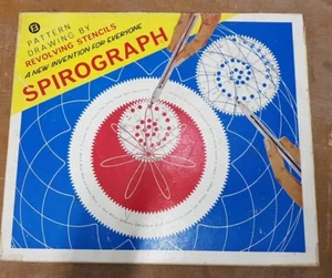 De colección. Espirógrafo Denys Fisher años 60 plantillas giratorias completas patrón dibujo - Imagen 1 de 6