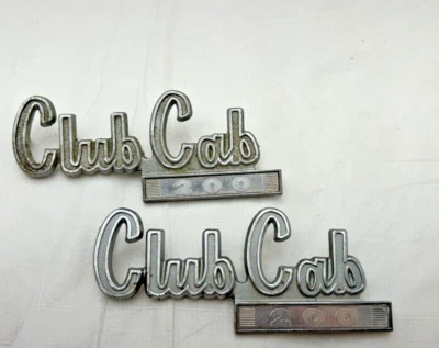 1972-1978 Dodge Truck Club кабина крыло эмблема 200 пикап орнамент отделка значок пара - Изображение 1 из 4