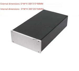 Power Amplifier Chassis DIY Full Aluminum Case DAC AMP Shell Size 215*308*90MM - Picture 1 of 7