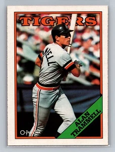 1988 O-Pee-Chee Alan Trammell #320 - Detroit Tigers - Canadian/French - Picture 1 of 2