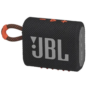 JBL Go 3 Portable Waterproof Speaker Black/Orange JBLGO3BLKO - Picture 1 of 8
