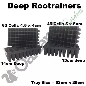 Root Trainer 45 / 60 Cell Deep Plug Plant Tray Large Seed Rootrainer Roottrainer - Picture 1 of 11