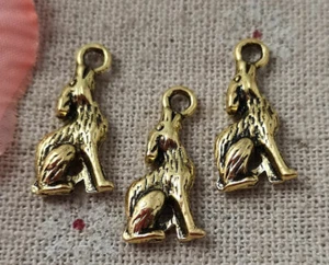 Envío gratuito 126 piezas dijes antiguos de conejo de oro 21x10 mm L-5079 - Imagen 1 de 4