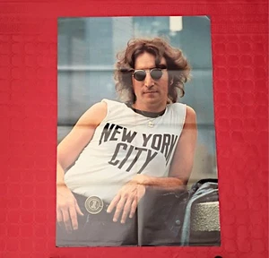 Póster Vintage De John Lennon 1981 Cm. 56 X 85 - De Italia - Excelente Estado - Imagen 1 de 1