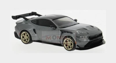 1:43 IXO Ford Usa Mustang Gtd 5.2L V8 Coupe 2025 Grey Black MOC343.22 - Immagine 1 di 2