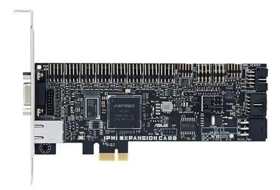Asus IPMI Expansion Card w/ Dedicated Ethernet Controller, VGA Port, PCIe 3.0 x - Image 1 of 3