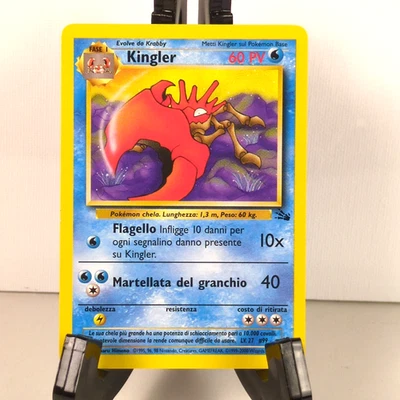 Pokémon Kingler 38/62 - ITALIAN Uncommon - Never Played NM/M - Image 1 of 3