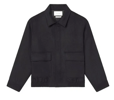 Frame Men's Black Wool/ Cashmere Blend Blouson Jacket - Image 1 of 2