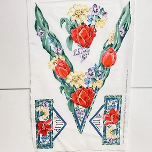 Panel de apliques Daisy Kingdom sin coser, tulipán #6387, 1993 - Imagen 1 de 1