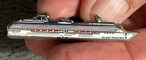 Small Princess Cruises Diamond Princess Cruise Ship Shaped Lapel Hat Pin - Picture 1 of 4
