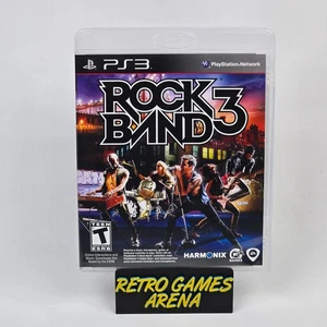 Rock Band 3 (PlayStation 3 PS3) CIB COMPLETO - Foto 1 di 3