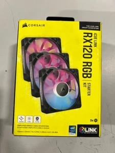 CORSAIR RX RGB Series, iCUE LINK RX120 RGB, 120mm Fan, Triple Pack - Picture 1 of 2