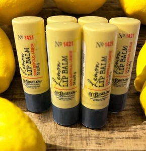 6 BÁLSAMO LABIAL LIMÓN Sellado CO Bigelow Baño y Cuerpo Funciona Natural Limón 0.14 OZ - Imagen 1 de 6