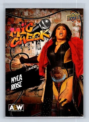 Nyla Rose 2023 Upper Deck AEW Mic Check #MC-18 - Image 1 of 2
