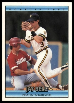 1992 Donruss #100b Jay Bell Pittsburgh Pirates Baseball - Image 1 of 2