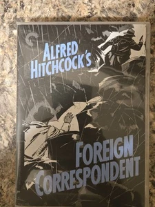 Foreign Correspondent DVD, Alfred Hitchcock, 1940 Criterion Collection 2-Discs - Picture 1 of 1