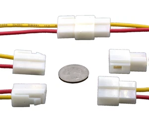 6X - Automotive 2-Wire Waterproof Cable Plug Splice Kit  18AWG for 12V DC- Audio - Picture 1 of 5