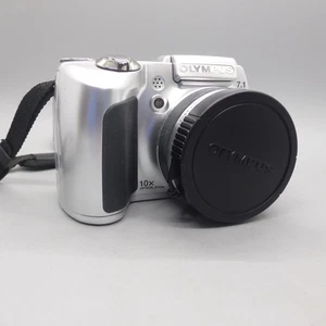 Olympus Digital Bridge Camera SP-510UZ 7.1MP Silver Tested 10x Optical Zoom - Picture 1 of 8