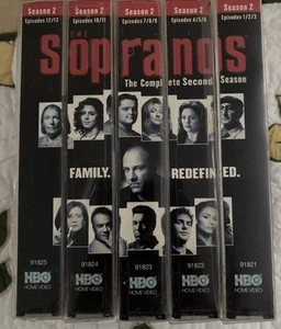 HBO The Sopranos Season 2 VHS Complete Second Season Set - Picture 1 of 3