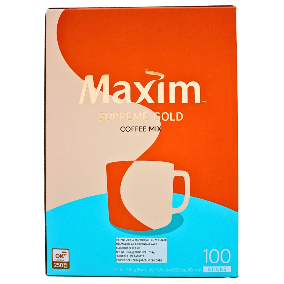 Express Ship Maxim Supreme Gold Coffee Mi sticks Instant Coffee