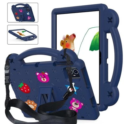 Kids Case For Teclast M50 Pro 10.1 in Strap Shockproof Stand Handle Rugged Cover - Image 1 of 4