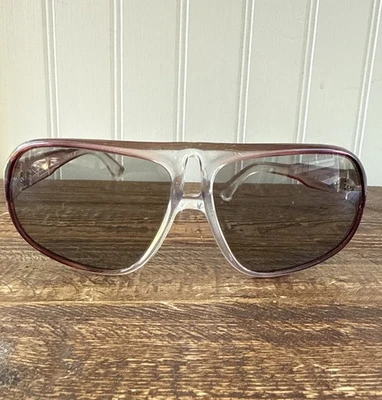FRENCH Vintage MOD OVERSIZED Ombré Sunglasses Retro Designer - Image 1 of 4