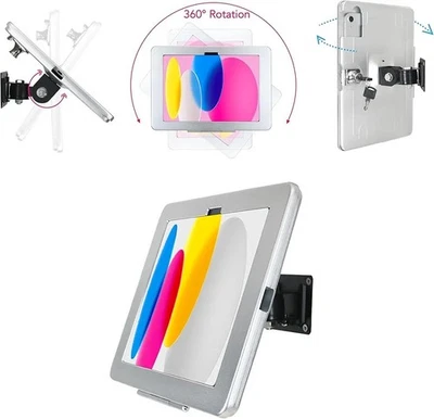 Wall Mount Bracket for 2025 iPad 11"(A16) Silver - Image 1 of 4