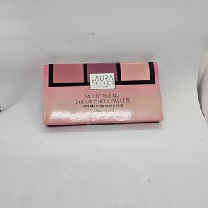 NIB Laura Geller Multitasking Eye, Lip, Cheek Trio Palette - Shades of Pink - Picture 1 of 8