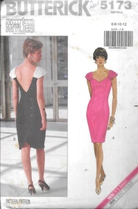 Butterick #5173 Morton Myles Misses' Back Wrap Dress Size 6-12 - UC - Picture 1 of 2