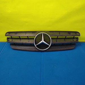 98-05 Mercedes W163 ML350 ML500 Front Bumper Grill Grille Black Chrome Mesh OEM - Picture 1 of 8