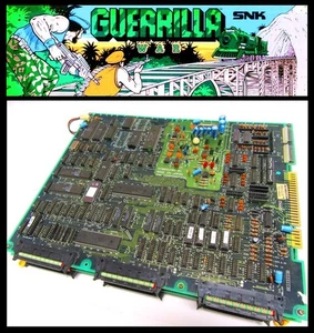 SNK, Guerrilla War, Arcade, PCB Board Set – Untested – Assume Not Working - Picture 1 of 6