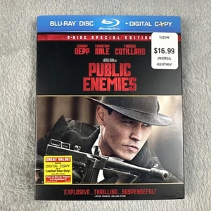 Public Enemies Blu-ray 2009 Special Edition Johnny Depp Sealed - Foto 1 di 3